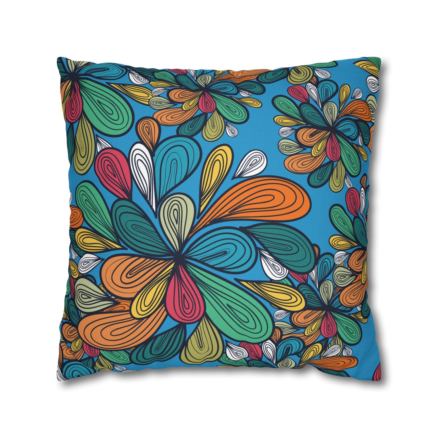 Floral Poly Pillowcase