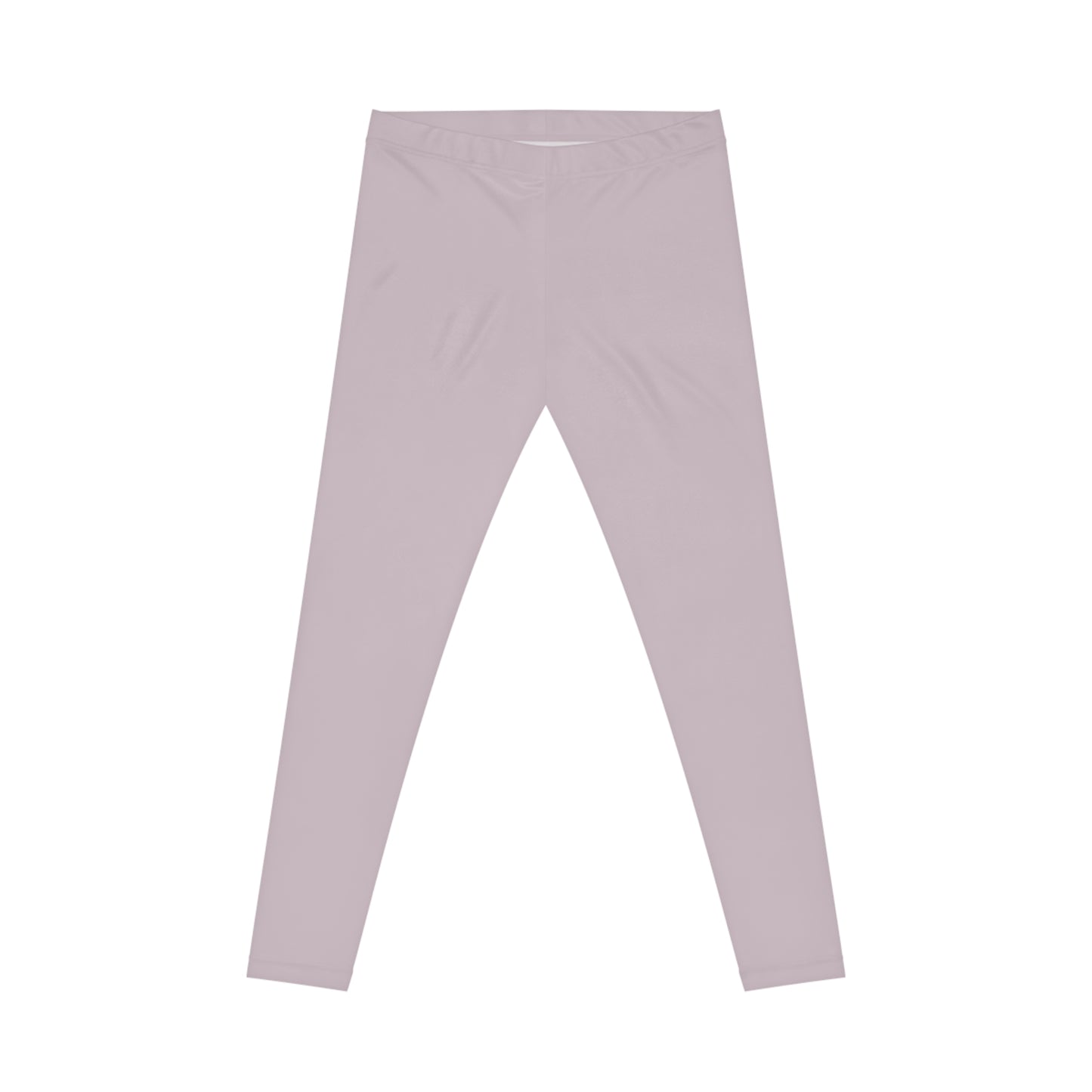 Pale Purple Color Women's Poly-Span Casual Leggings XS-2XL