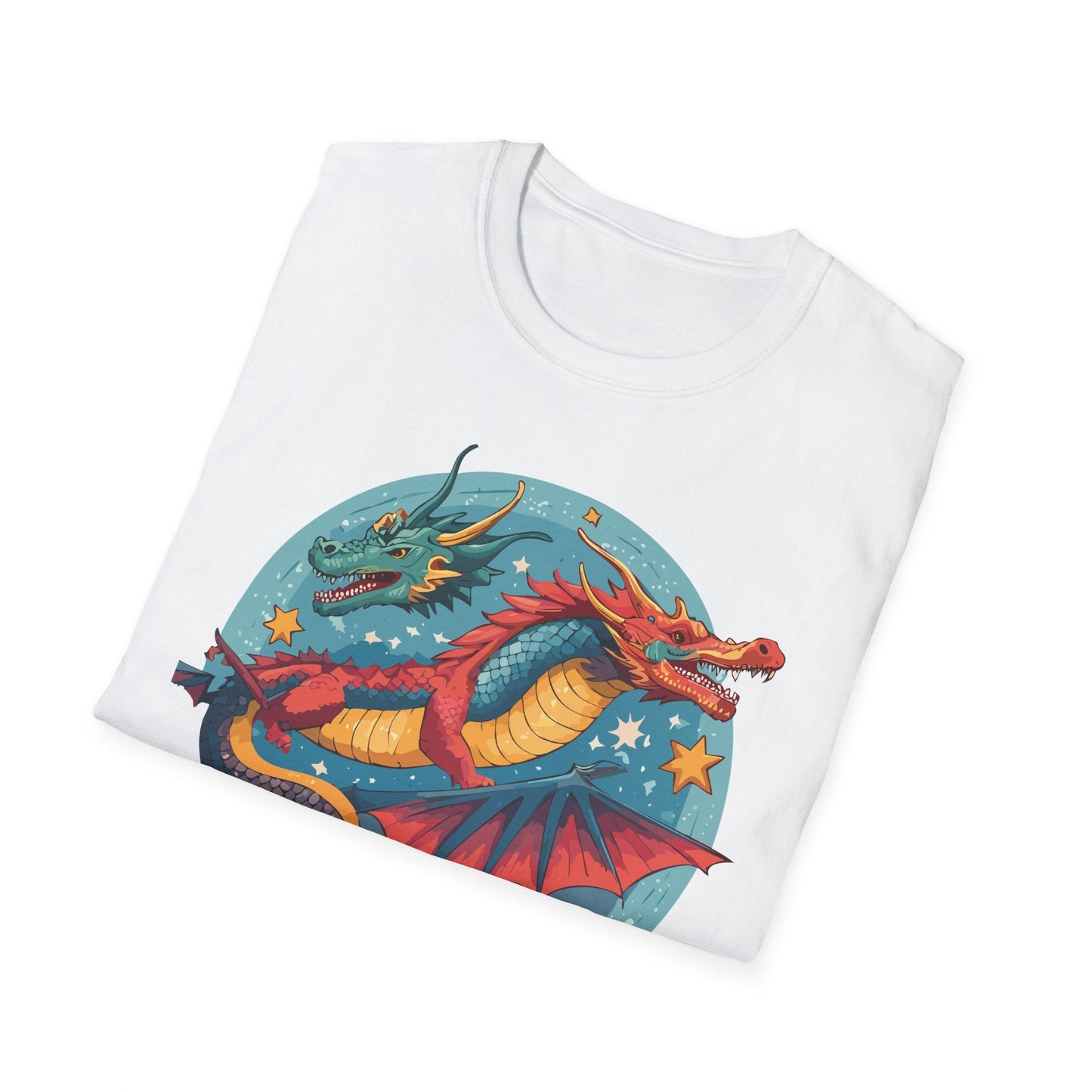 Dragon Graphic Unisex 100 Cotton Tee with Animal Artwork Design 19