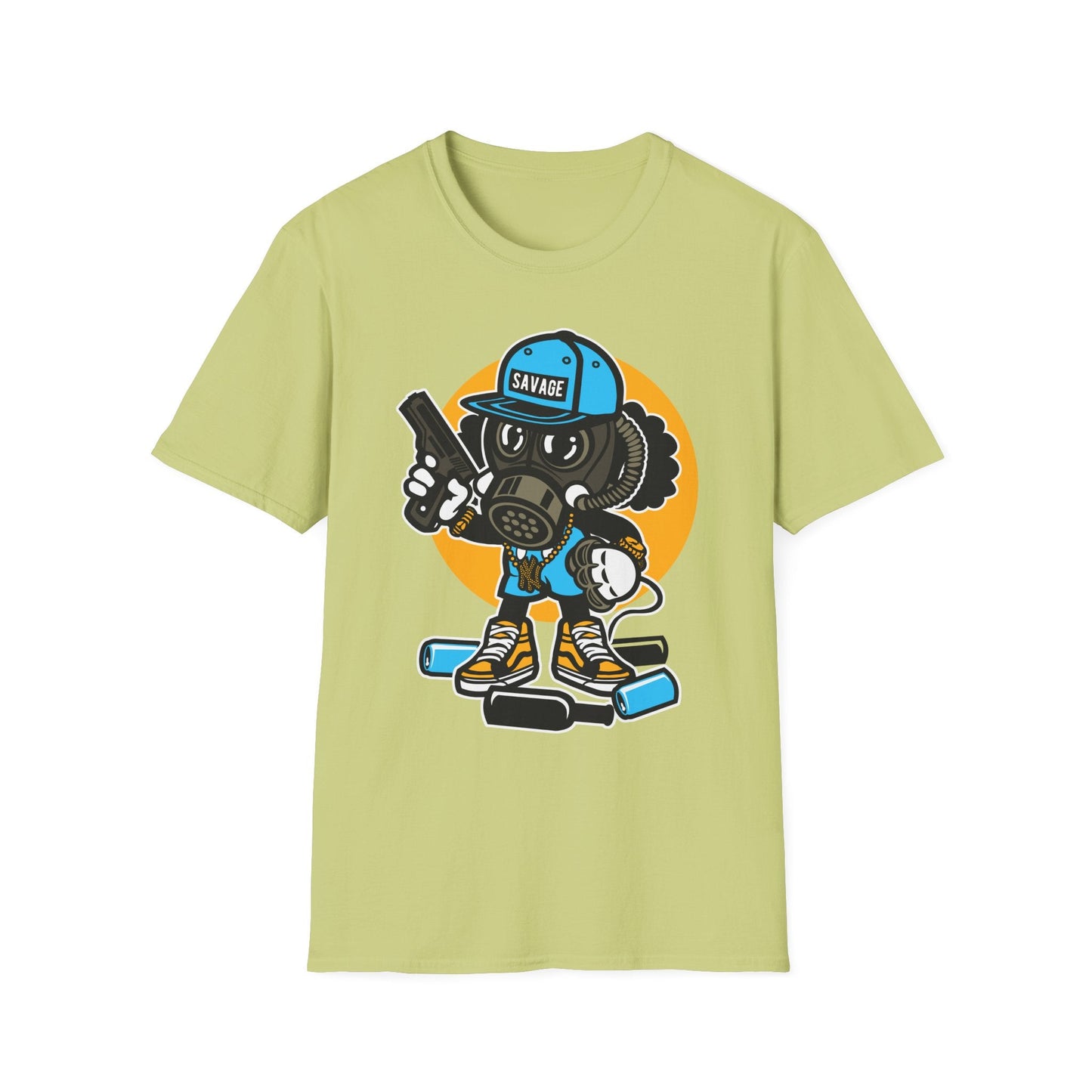 Cartoon T Shirt Animation T Shirt Funny Tee Shirt Unisex Gildan Softstyle Cotton Tee 64000