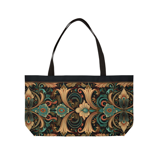 Ornament Print Big Bag High-Quality 100% Spun Poly 24x13 Canvas Art Bag OR-3