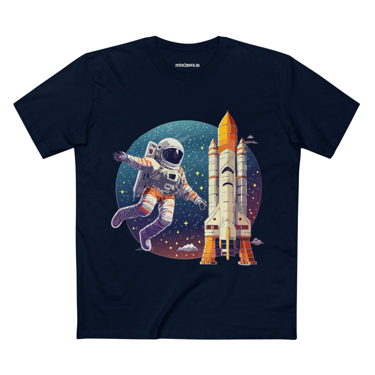 Cosmos Astronaut Graphic Tee Staple Unisex 100 Cotton Tee Shirt - CS-25