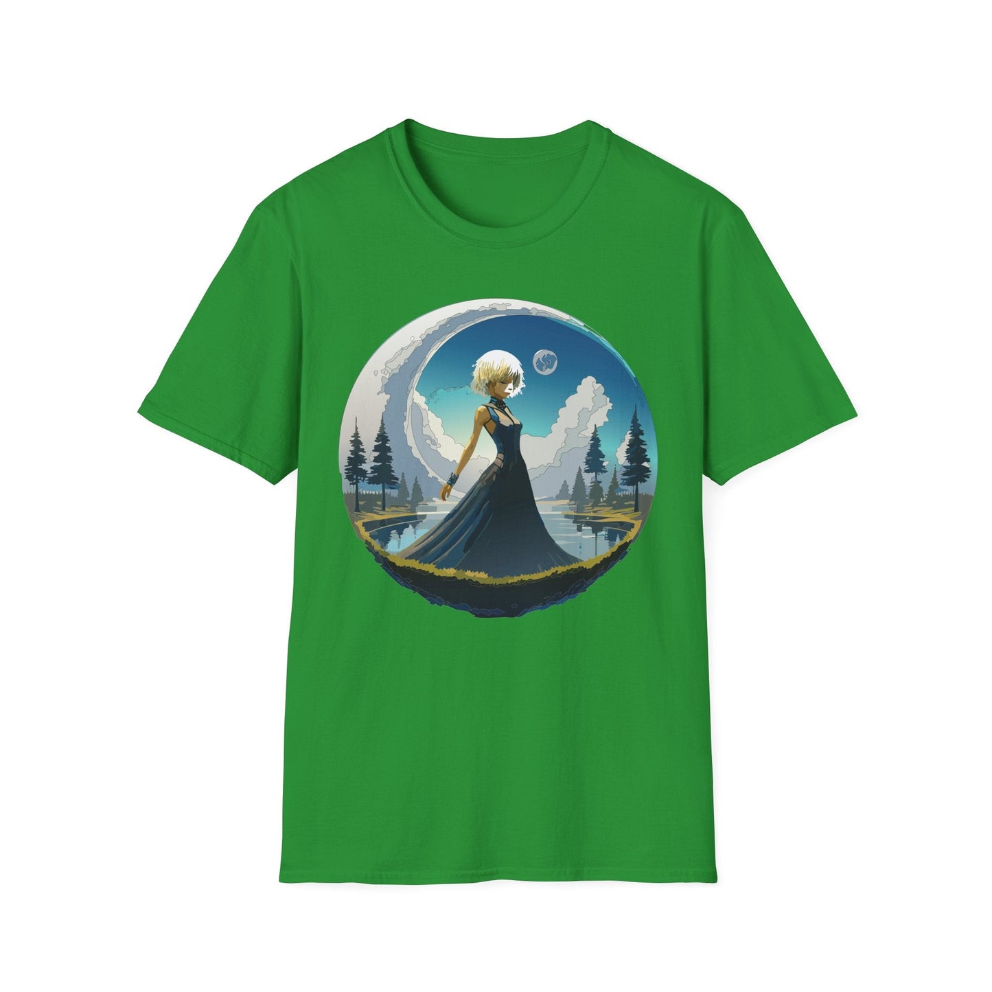 Womens Graphic T Shirt Art Design Tee Gildan Softstyle 64000 Unisex Short Sleeve