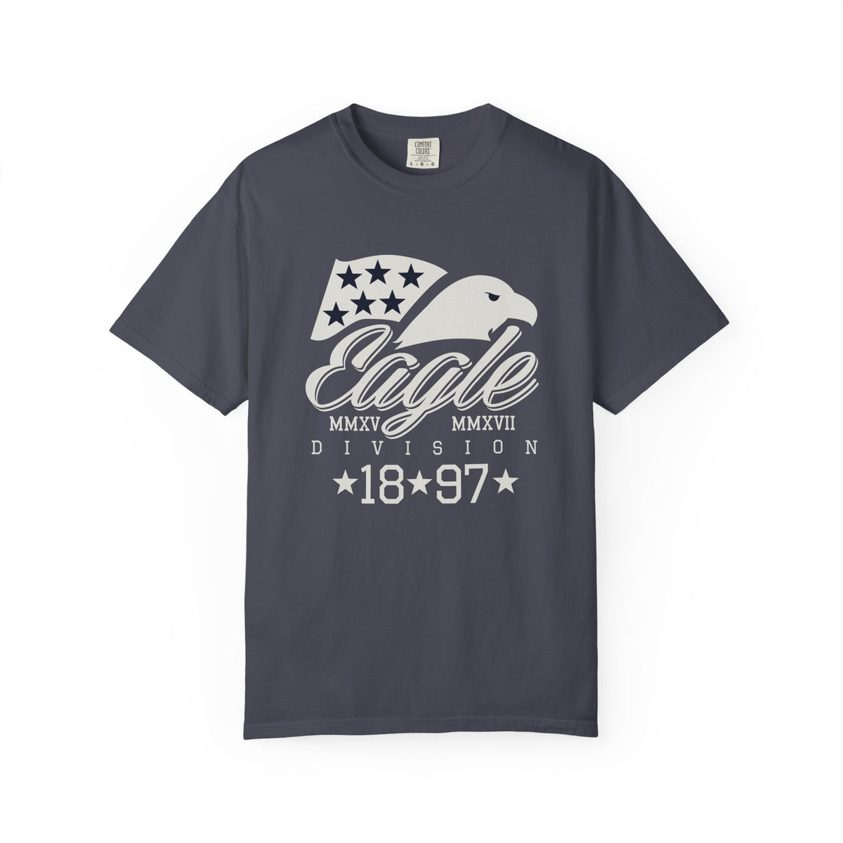 Bald Eagle Division Retro College League Unisex Comfort Colors Garment-Dyed Heavyweight 100 Cotton Art Design T-Shirt w16