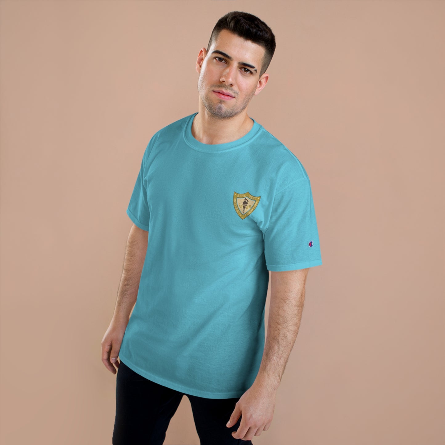 Champion Unisex-T-Shirt mit Sportlogo