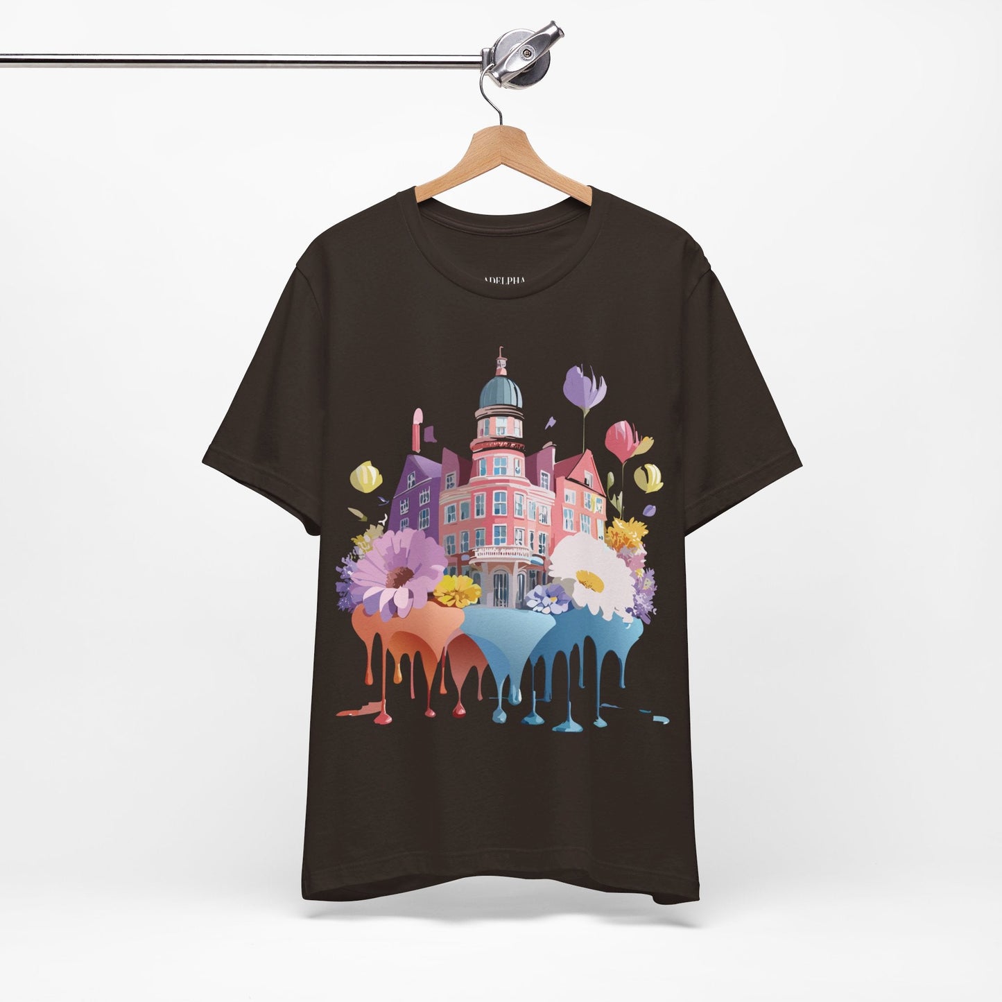 Amsterdam Tourist Shirt Unisex Graphic Tee With Vintage Adelpha Artwork For Everyday Wear