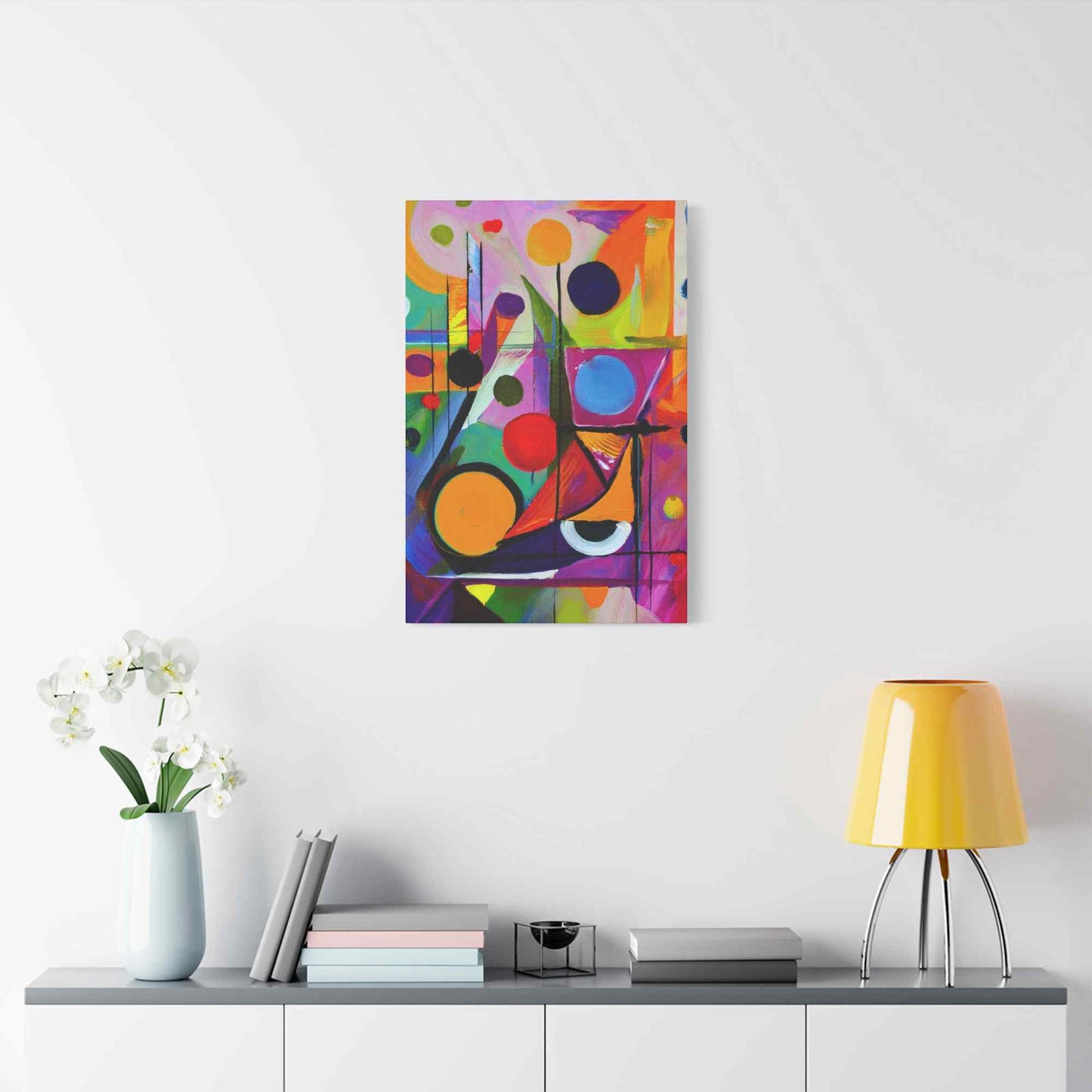 Abstract Painting Print Canvas 20x24,20x30,24x30, 24x32,24x36,30x40, 32x48,36x48,40x60 Pine-Wood Inner Frame ABS-15