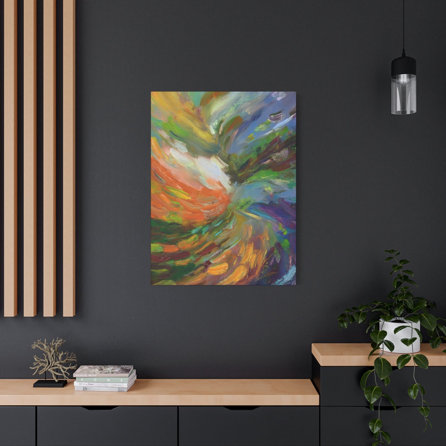 Abstract Oil Painting Print Canvas 20x24,20x30,24x30 24x32,24x36,30x40 32x48,36x48,40x60 Pine-Wood Inner Frame ABS-92