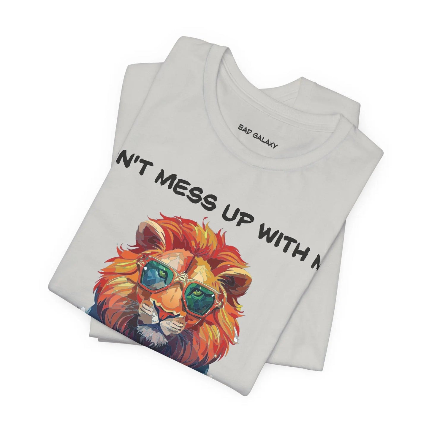 Bad Galaxy Animal T Shirt Made To Order 100 Percent Cotton Tee With Eco Friendly Inks Designed In US