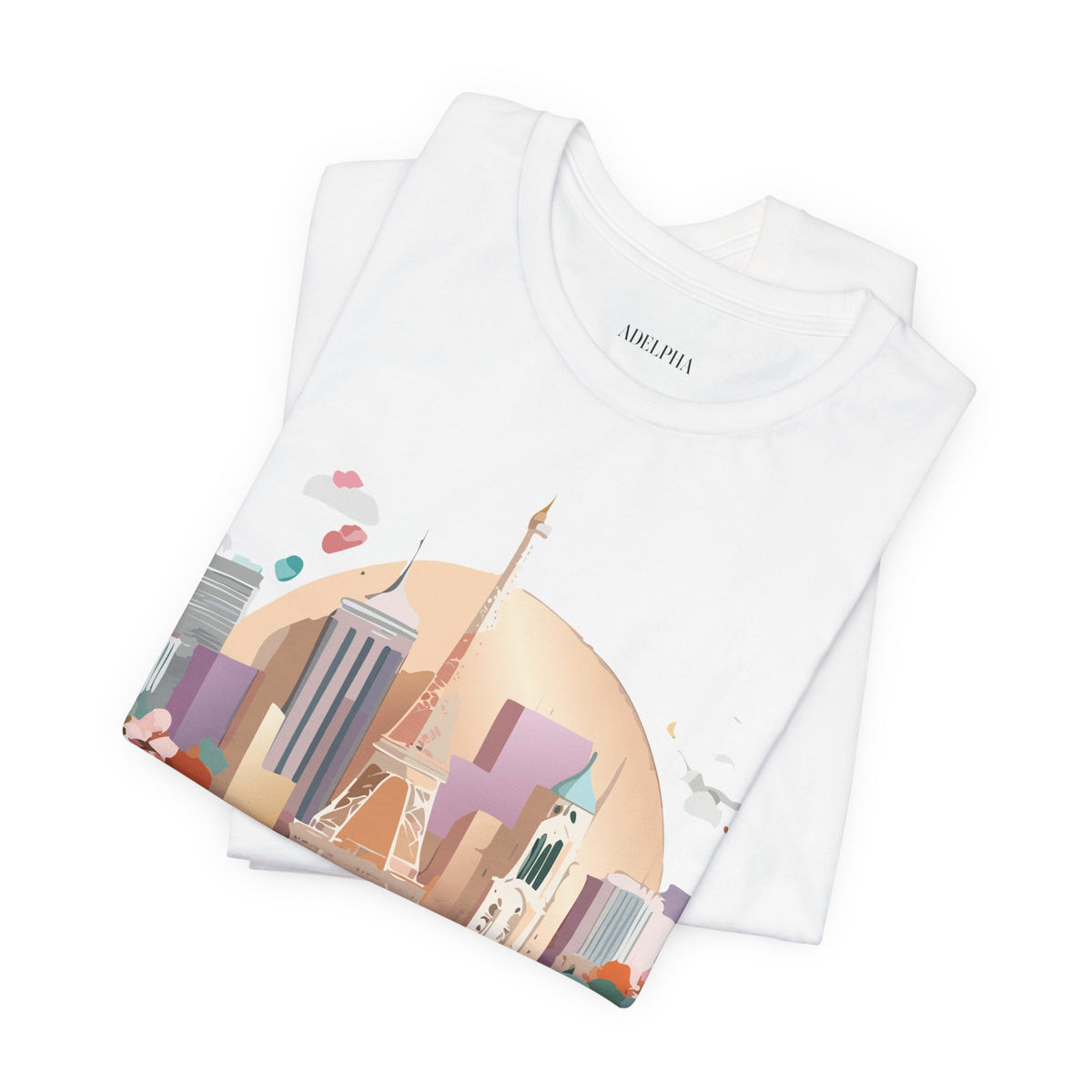 Unisex Cotton Bella+Canvas Tee with Paris