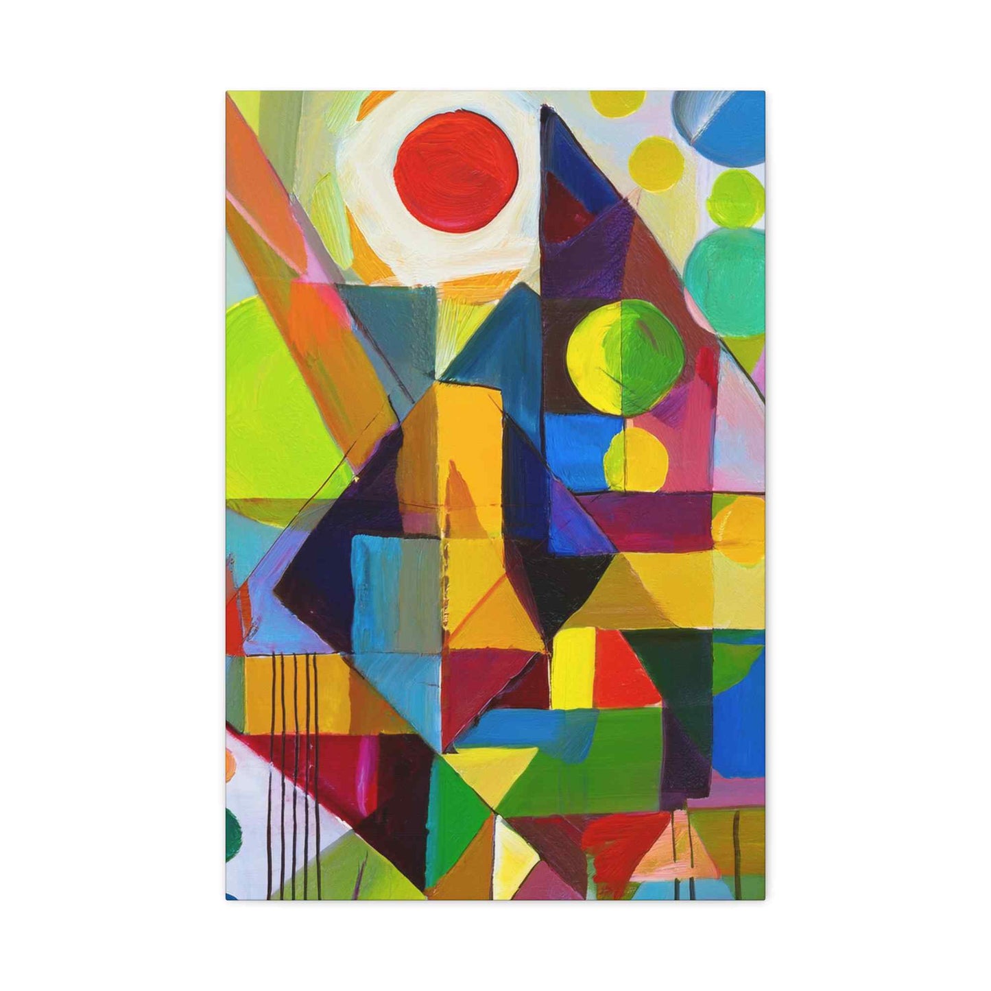 Abstract Painting Print Canvas 20x24,20x30,24x30, 24x32,24x36,30x40, 32x48,36x48,40x60 Pine-Wood Inner Frame ABS-6