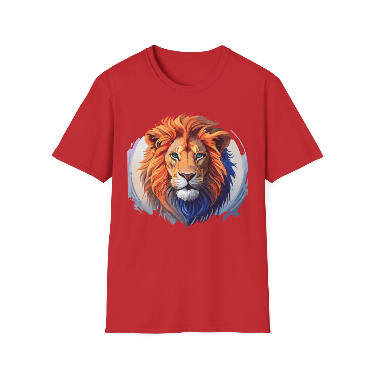 Regal Lion Face T-Shirt | Majestic Lion Portrait Tee