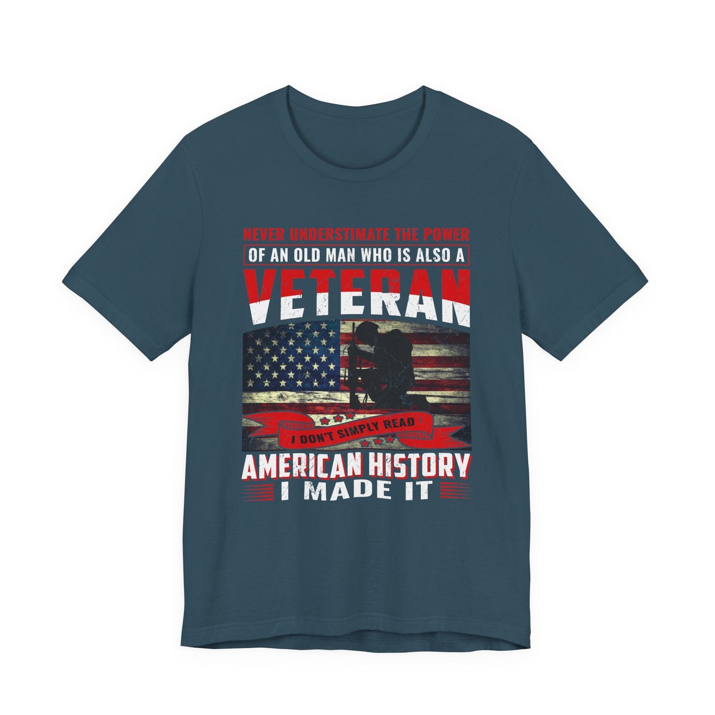 Army Veteran Patriotic Graphic Design Unisex Cotton T-Shirt v32