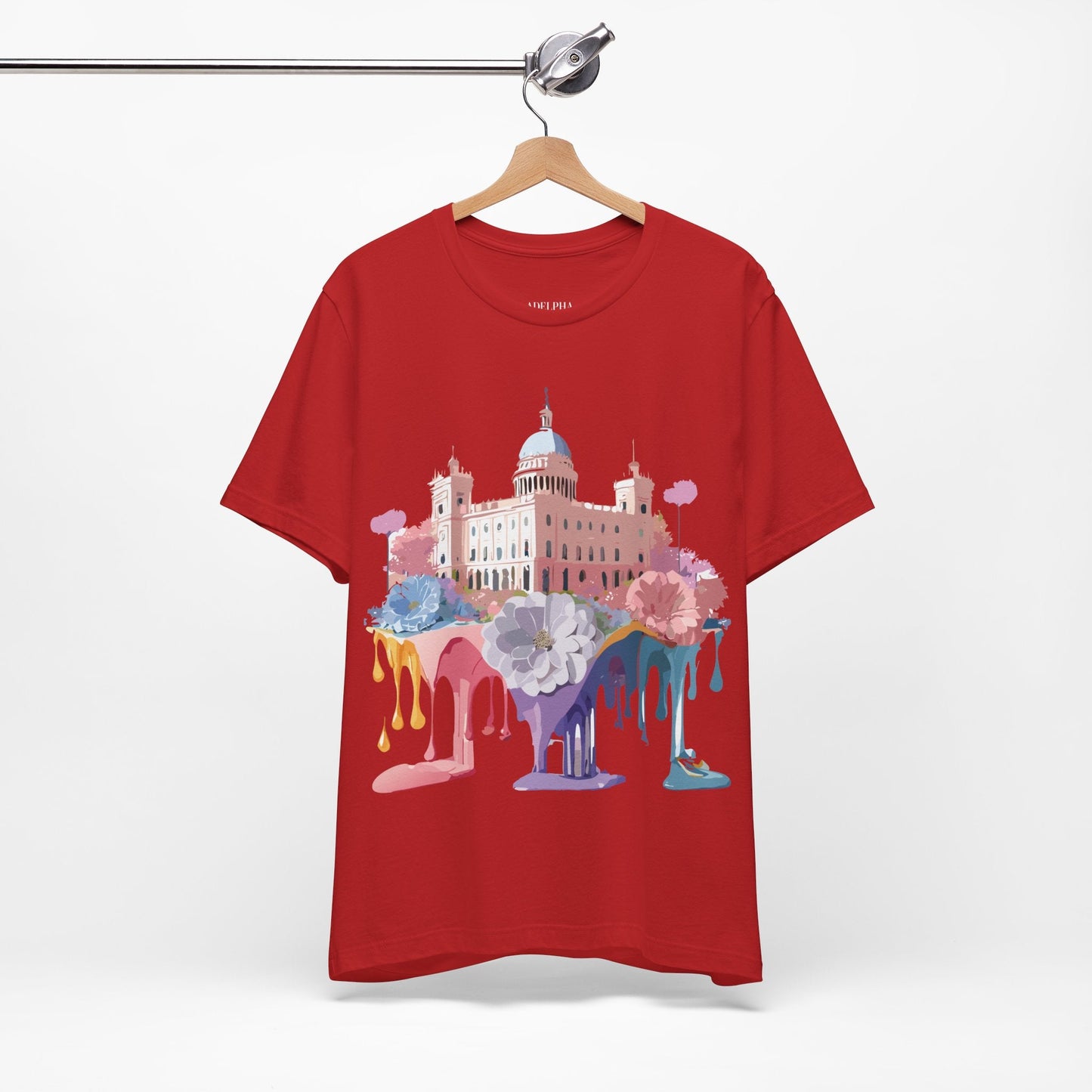 Madrid Tourist Shirt Graphic Tee Unisex Vintage Inspired Artwork By Adelpha Premium Streetwear