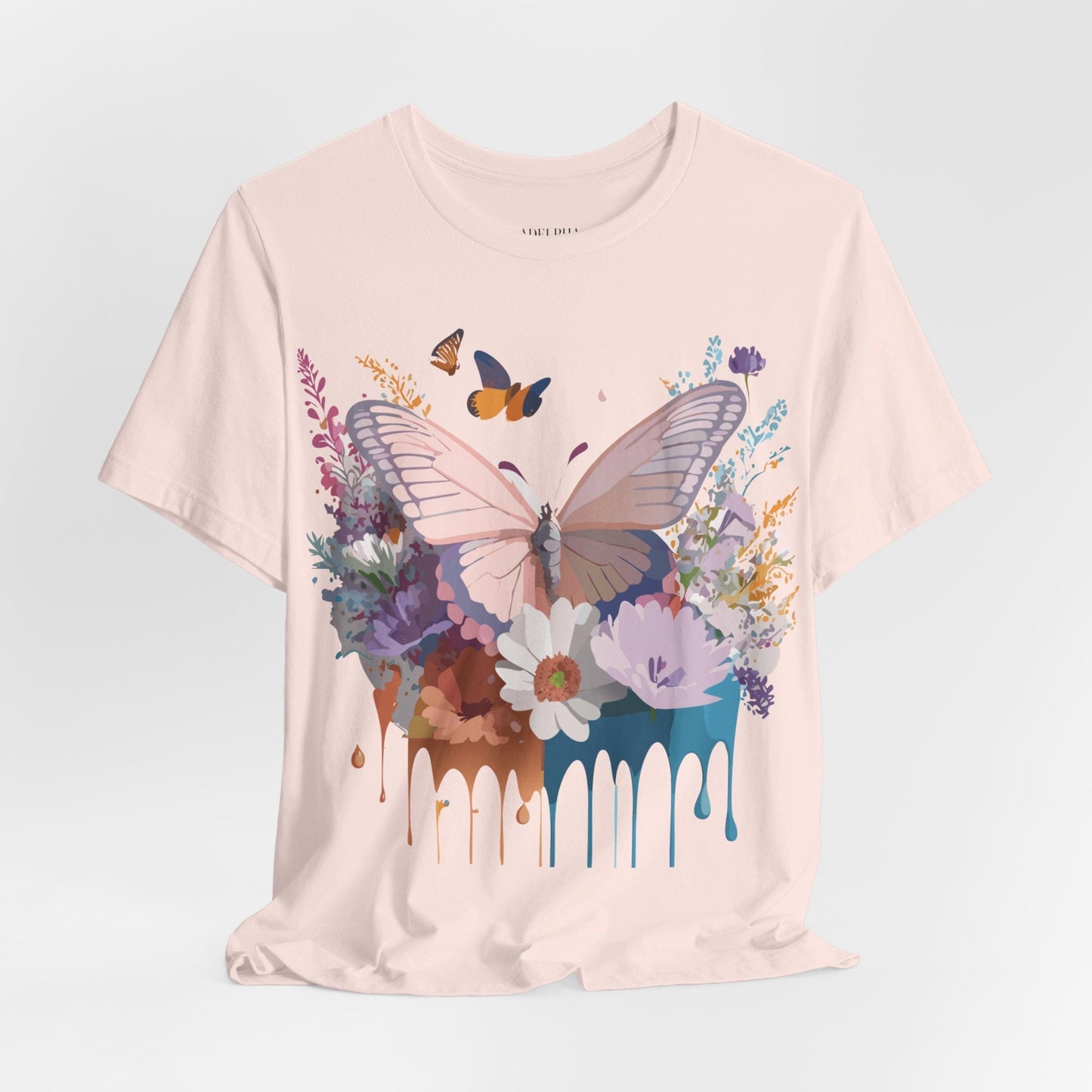 Butterfly Graphic Tee Adelpha Art Design Unisex Short Sleeve Shirt