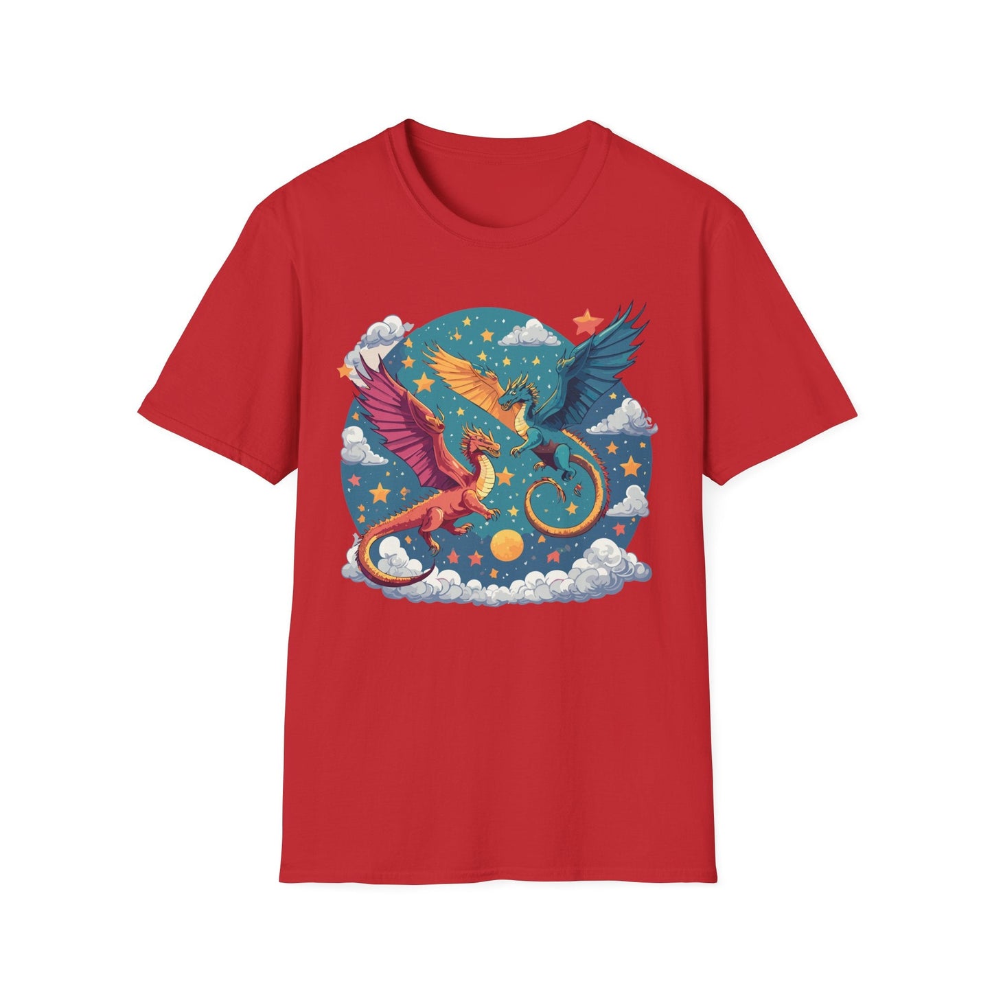Dragon Graphic Unisex 100 Cotton Tee with Animal Artwork Design 18