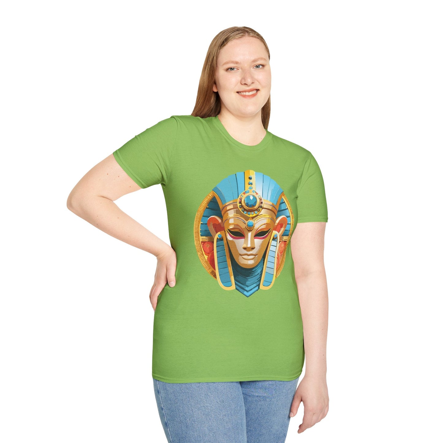 Mask Tee Shirt Unisex Softstyle Short Sleeve Art Design T Shirt 100 Percent Ring Spun Cotton