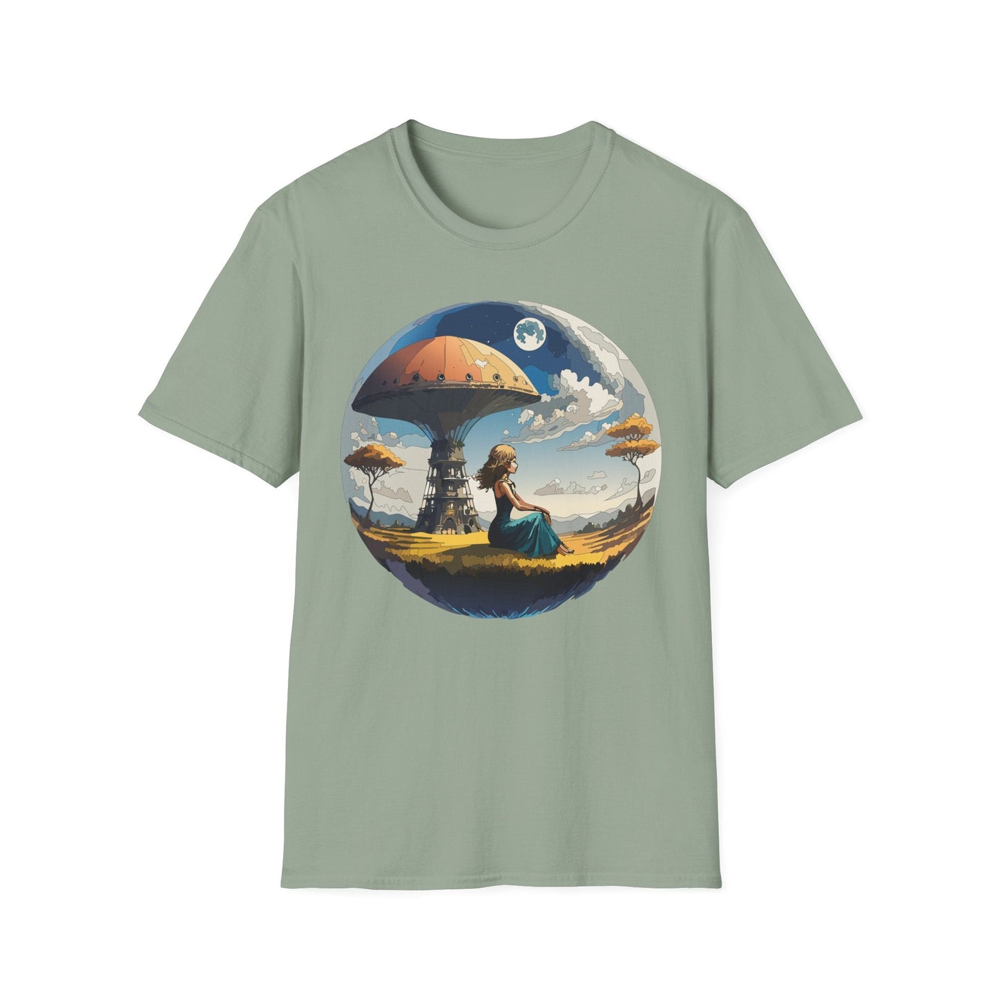 Womens Graphic T Shirts Art Design Shirt Softstyle Short Sleeve Cotton Tee Premium Quality