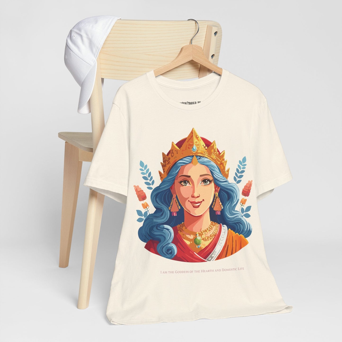 Goddess Graphic Cotton T Shirt Unisex Jersey Short Sleeve Original Art by Retro2Nova