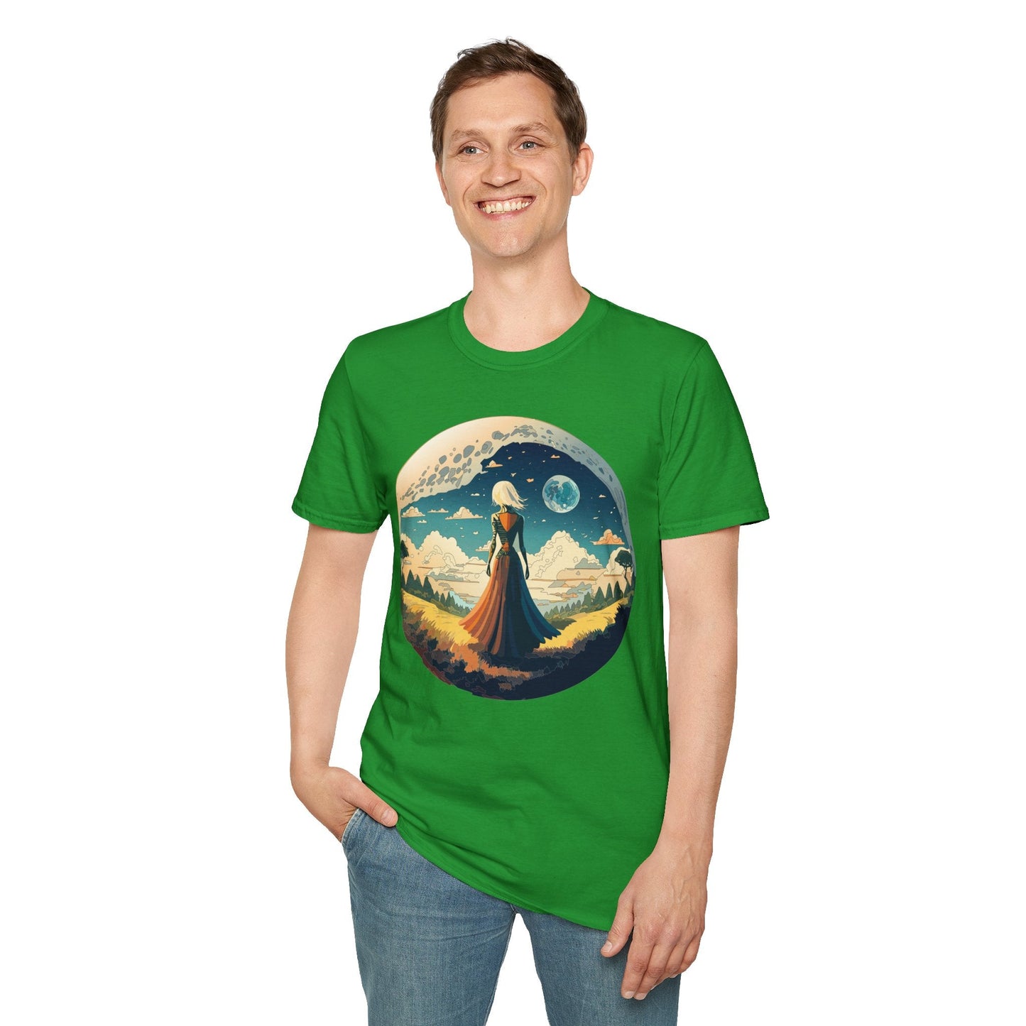 Womens Graphic T Shirts Art Design Tee Unisex Softstyle 64000 Cotton Tee Comfortable Everyday Wear