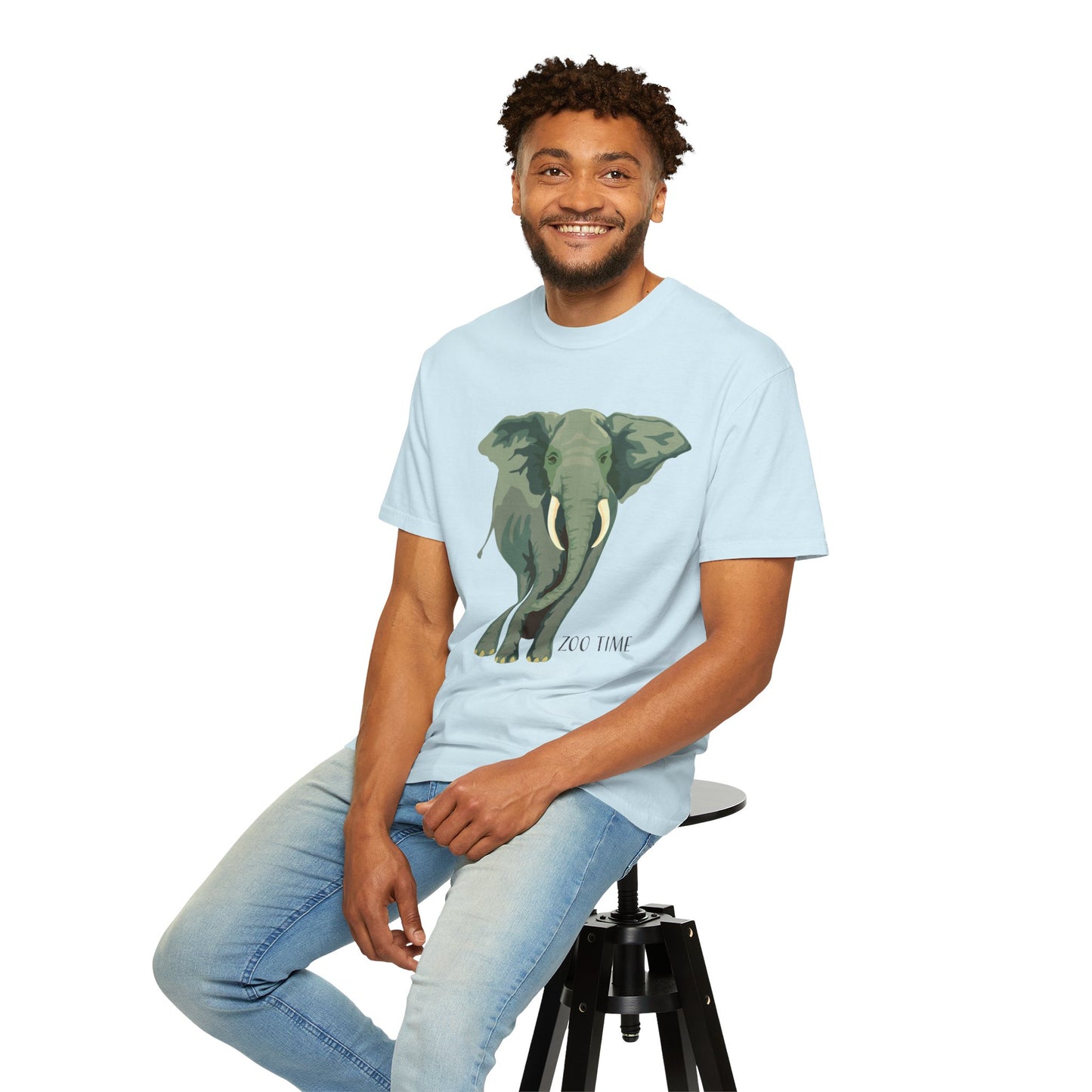 Unisex T-shirt with animal prints