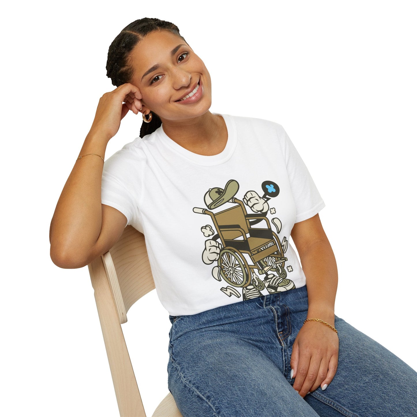 Cartoon T Shirt Animation Artwork Unisex Softstyle Tee 100 Percent Cotton Premium Graphic Tee