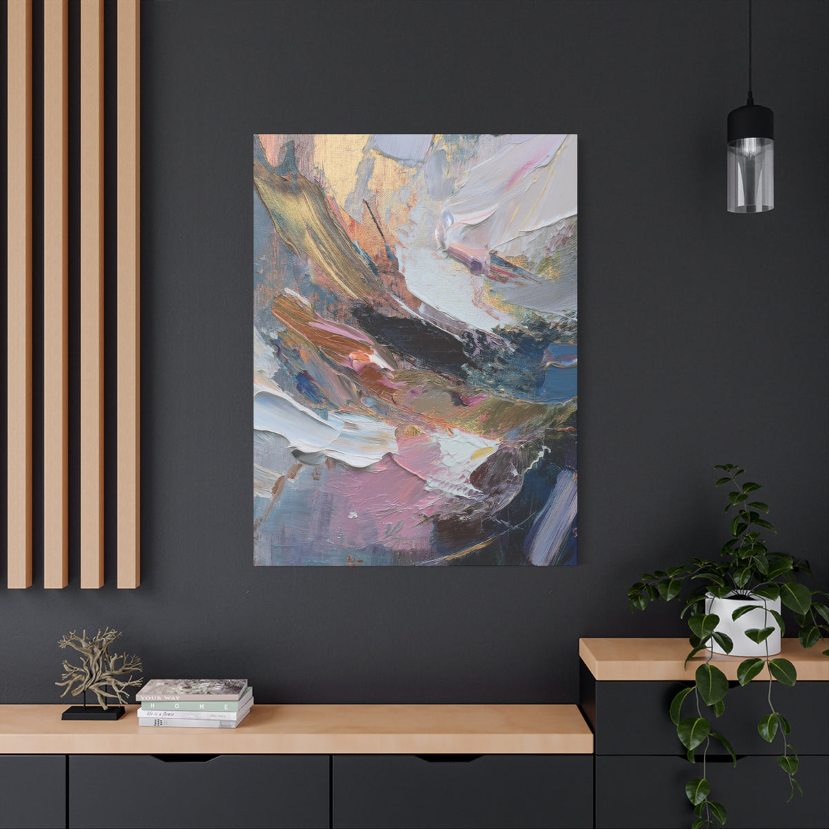 Abstract Oil Painting Print Canvas 20x24,20x30,24x30 24x32,24x36,30x40 32x48,36x48,40x60 Pine-Wood Inner Frame ABS-86