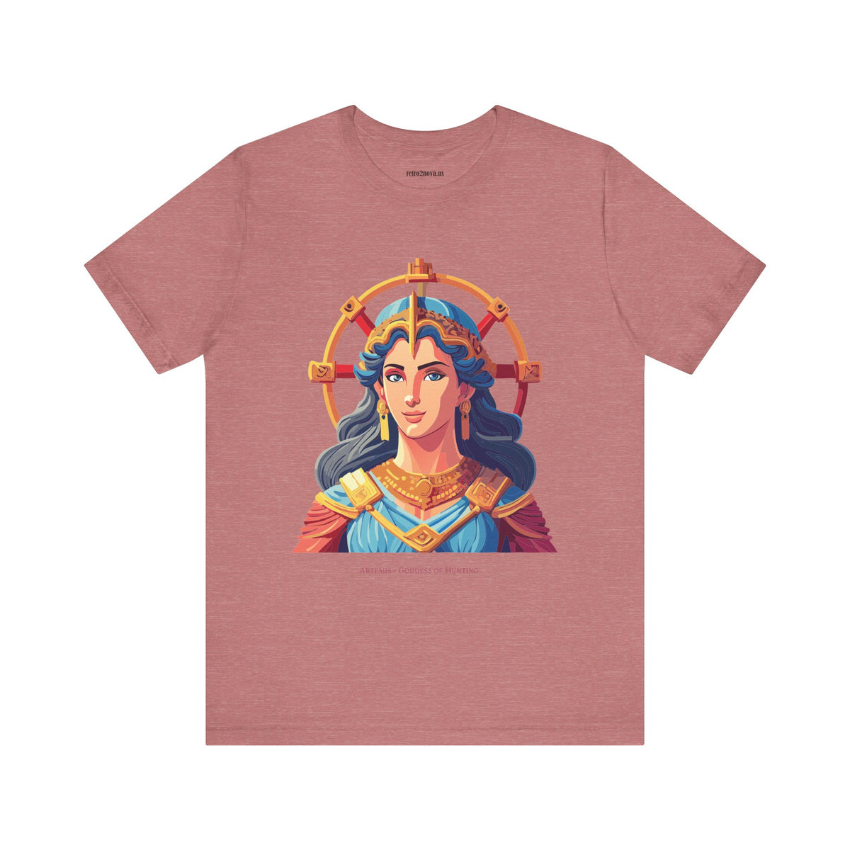 Goddess Graphic Unisex Cotton Bella+Canvas Tee with Artemis