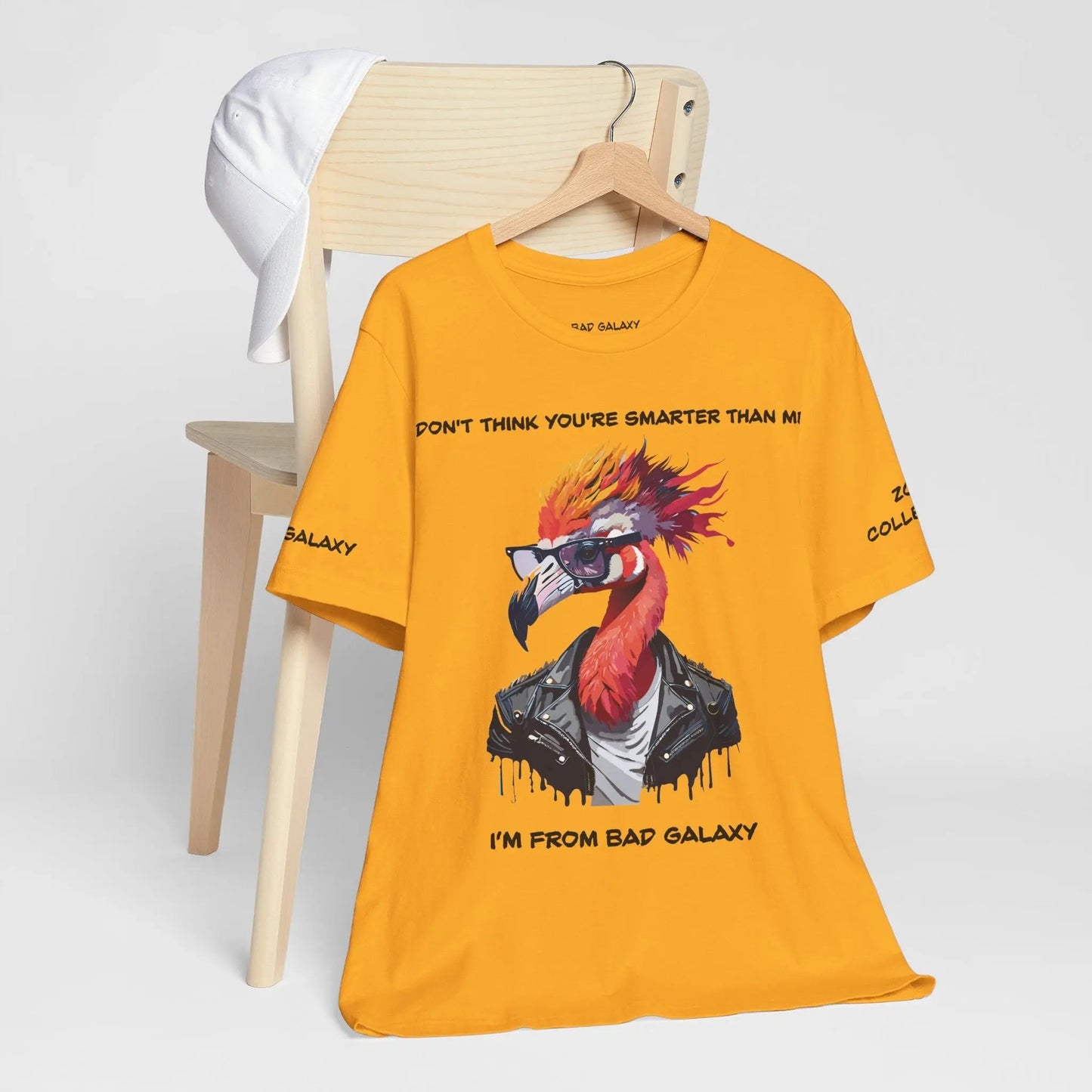 Animal T Shirt Made To Order In USA From Bad Galaxy With Eco Friendly Inks And 100 Percent Cotton