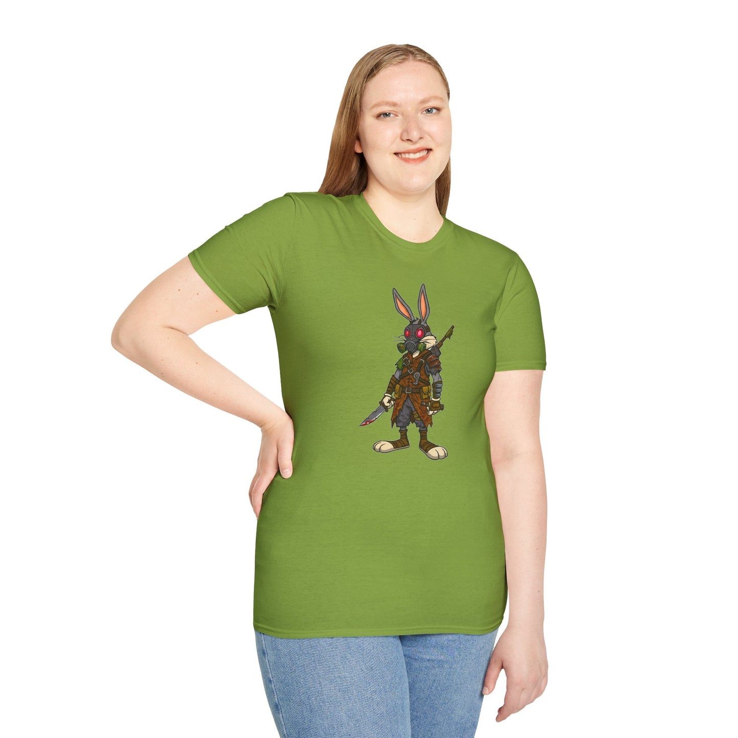 Bugs Bunny T Shirt Unisex Cartoon Tee 100 Percent Cotton Softstyle 64000 With Classic Animation Art