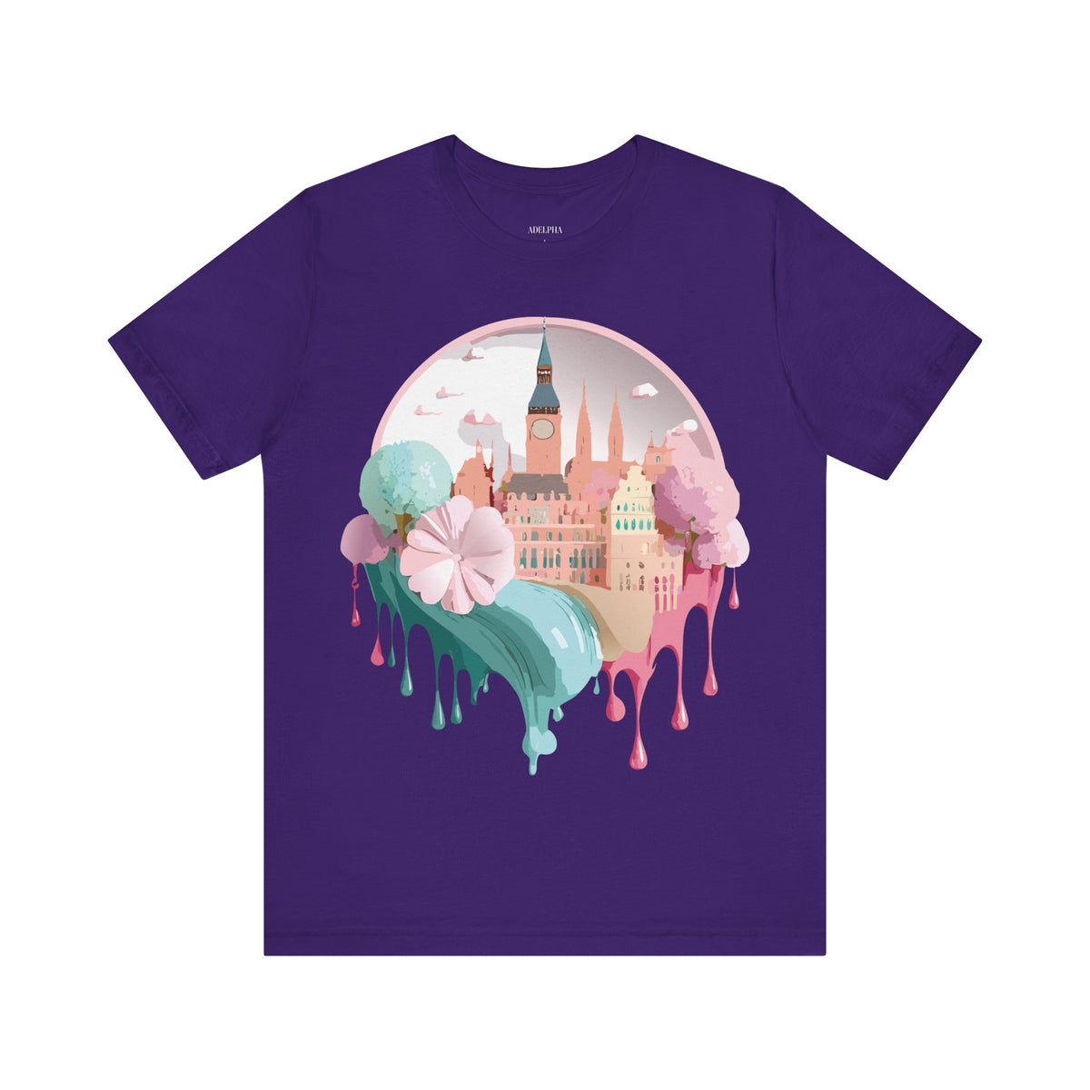 Unisex Cotton Bella+Canvas Tee with Prague