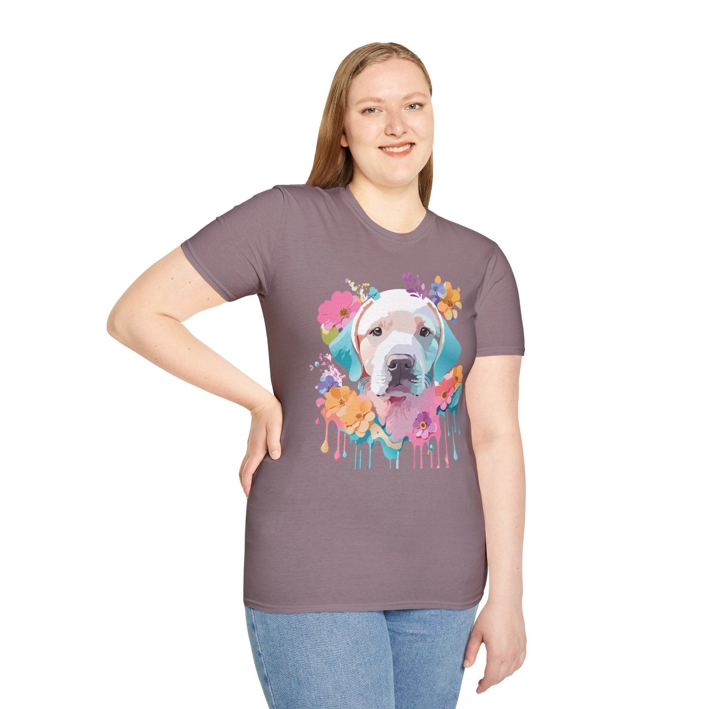 Dog Shirt Unisex Animal Tee Softstyle Gildan 64000 Short Sleeve Tee