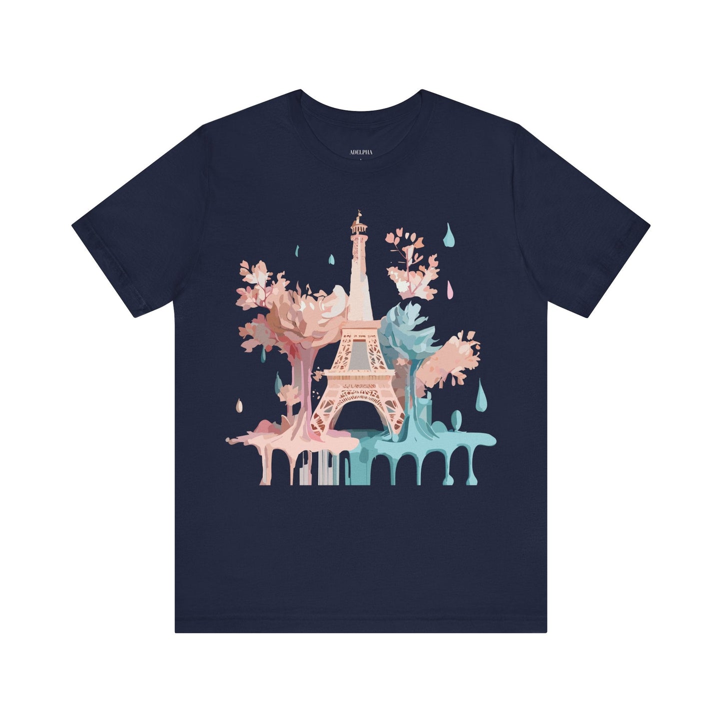 Unisex Paris Graphic Tee By Adelpha Vintage Inspired Tourist Shirt Short Sleeve Collection