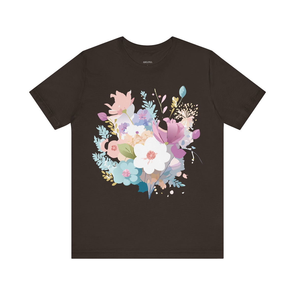 Floral Graphic Tee Shirt - Bella+Canvas Unisex 100 Cotton 47