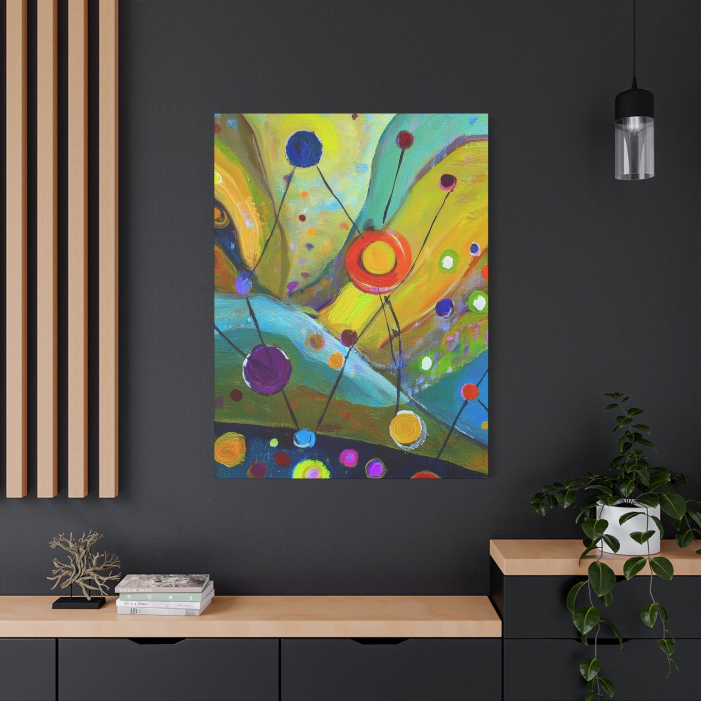 Abstract Oil Painting Print Canvas 20x24,20x30,24x30 24x32,24x36,30x40 32x48,36x48,40x60 Pine-Wood Inner Frame ABS-129