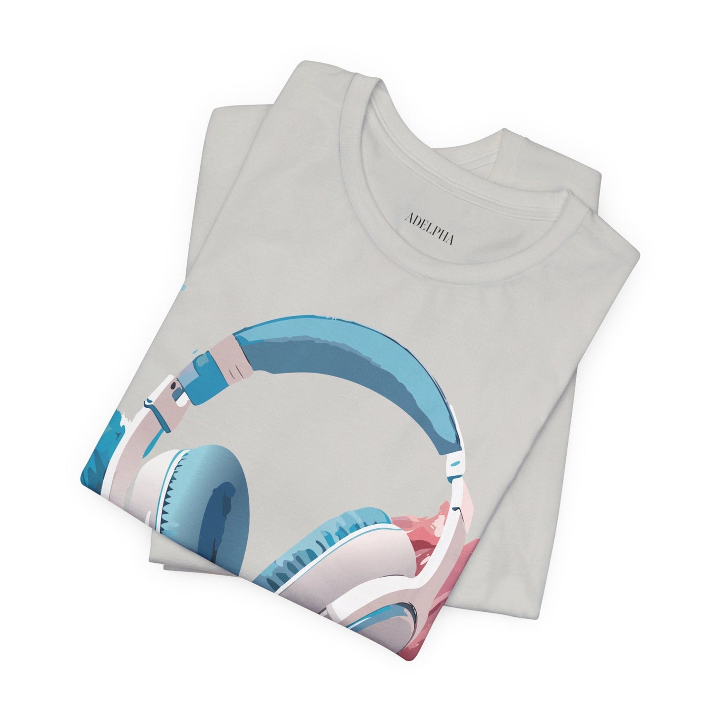 Music Graphic Unisex 100 Cotton Vintage Art with Musical Elements Tee 92