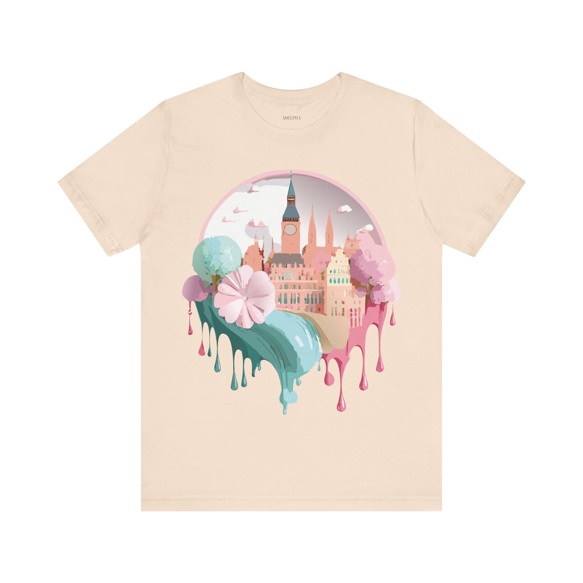 Unisex Cotton Bella+Canvas Tee with Prague