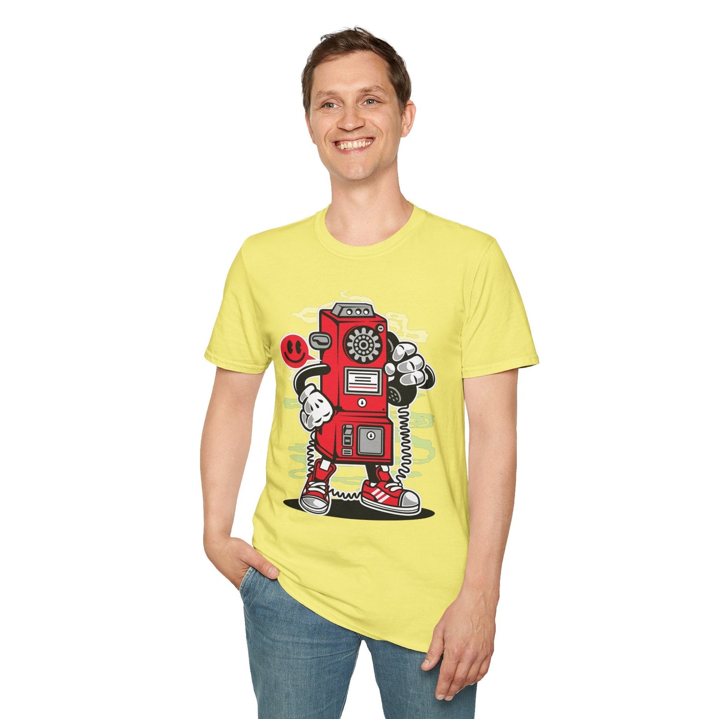 Cartoon T Shirt Animation T Shirt Funny Graphic Tee Softstyle 64000 Unisex Short Sleeve