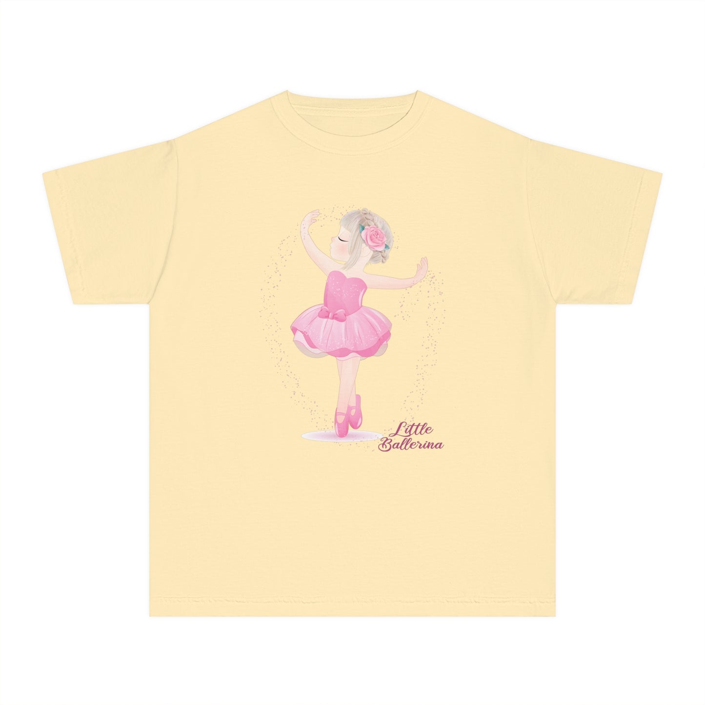 Youth Tee Shirt with Little Ballerina