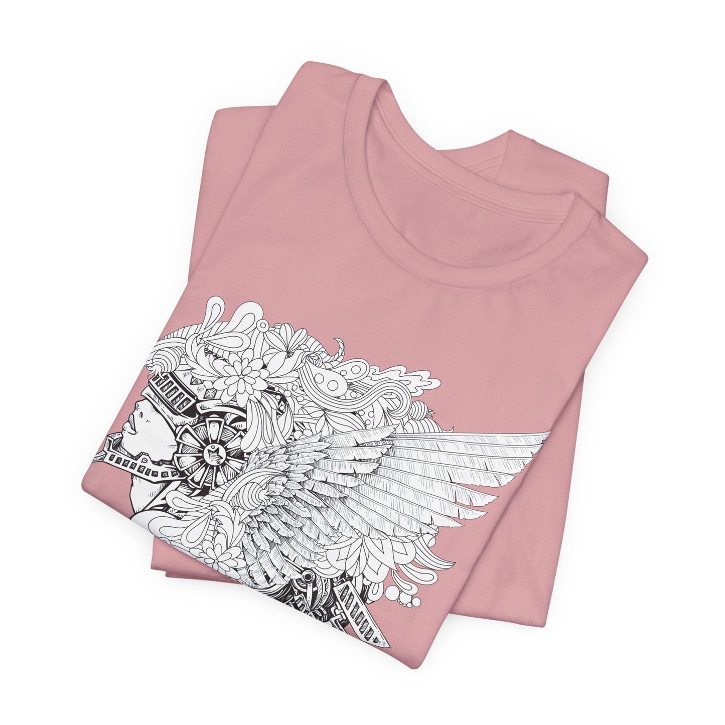 Eagle Illustration Graphic Unisex Cotton T-Shirt r26