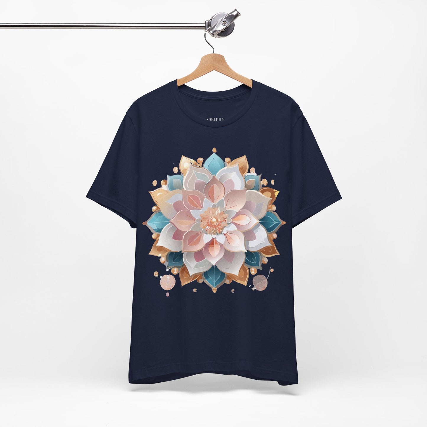 Adelpha Mandala Graphic Tee Unisex Jersey Short Sleeve Vintage Inspired Artwork Edition