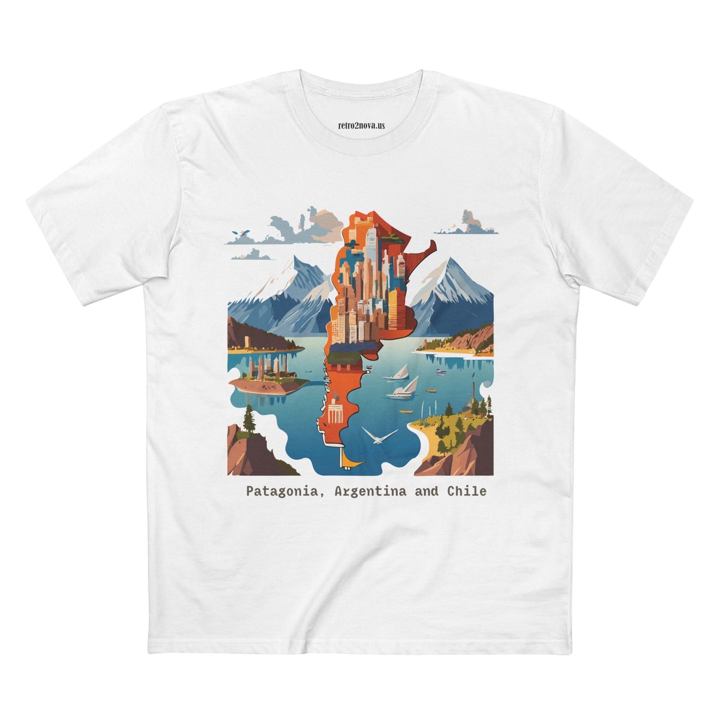 Travel Shirt For Tourists Unisex Premium Cotton Tee With Original Art Design By Retro2Nova