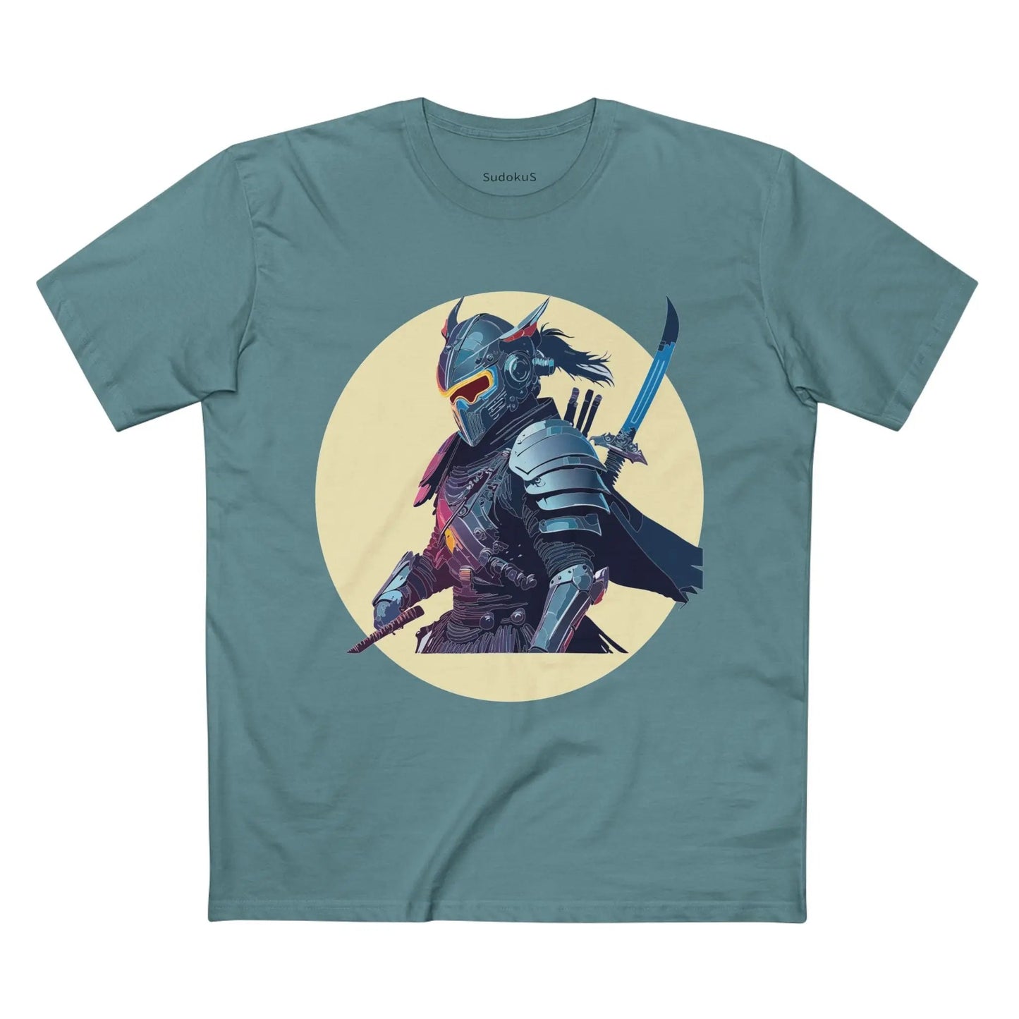 Samurai Graphic Unisex 100 Cotton Staple Tee 4