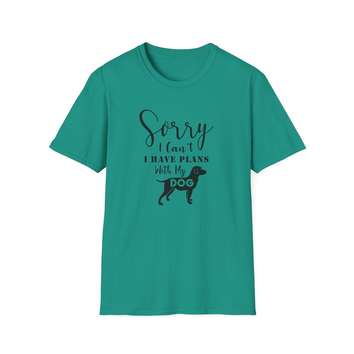 Dog Slogan T Shirts Unisex Softstyle Tee With Funny Quotes Art Design 100 Percent Ring Spun Cotton