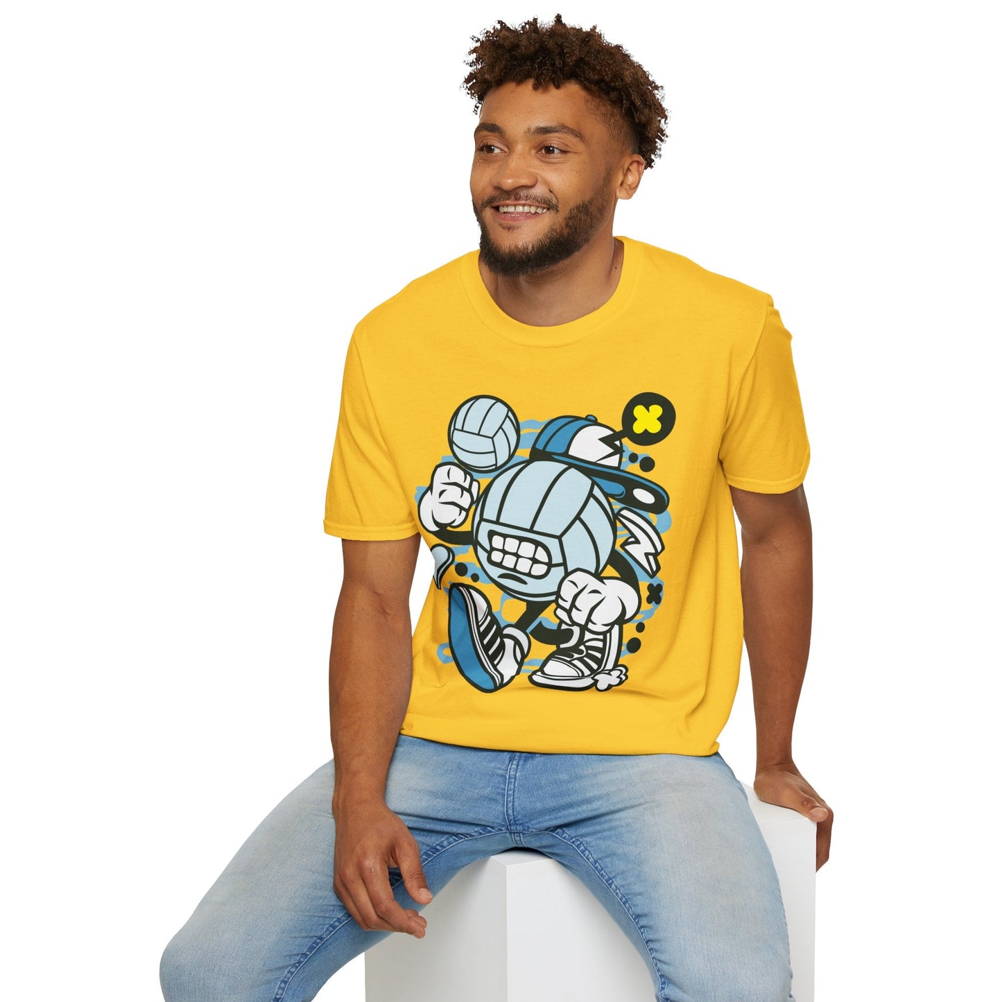 Unisex Cartoon T Shirt Animation Tee Funny Design Gildan Softstyle 64000 100 Percent Cotton