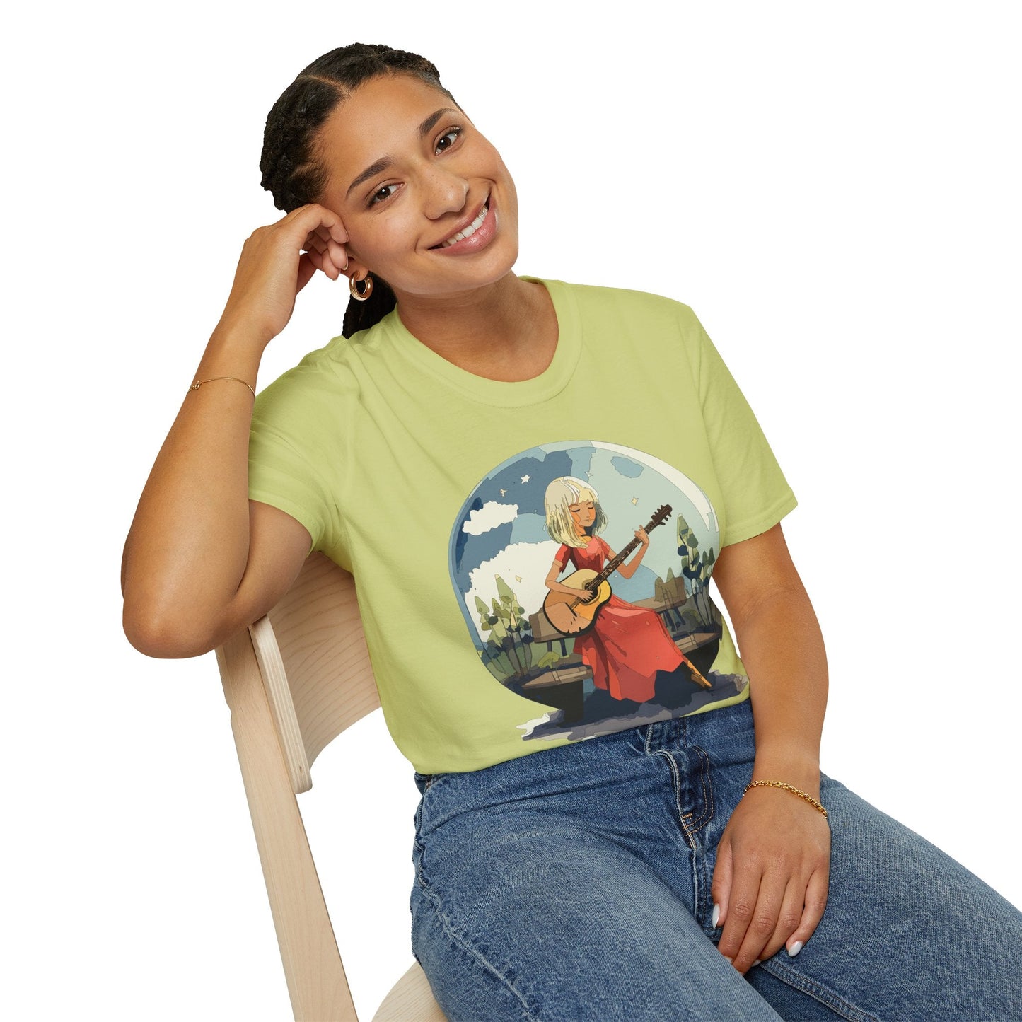 Womens Graphic T Shirts Art Design Shirt Unisex Softstyle Cotton Tee Quality Comfort Everyday Style