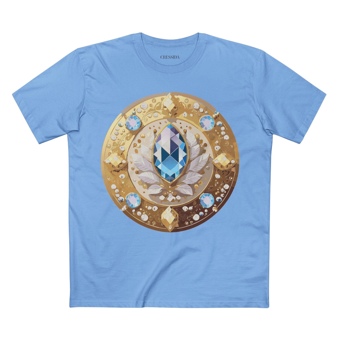 Medallion Graphic T-Shirt Unisex 100 Cotton With Gold Art Design Medal Tee 17