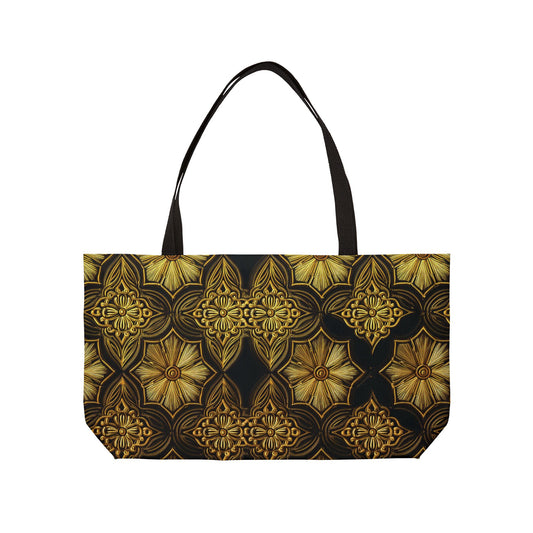 Ornament Print Big Bag High-Quality 100% Spun Poly 24x13 Canvas Art Bag OR-31