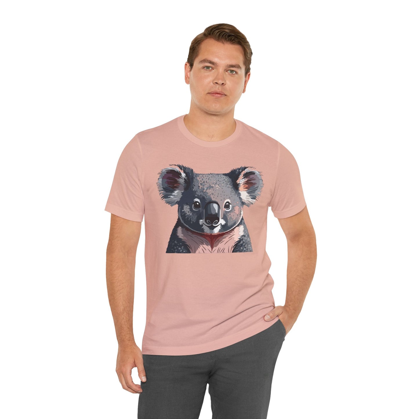 Unisex Animal Shirt Graphic Tee With Wildlife Art Design Animal Print Short Sleeve Casual Wear