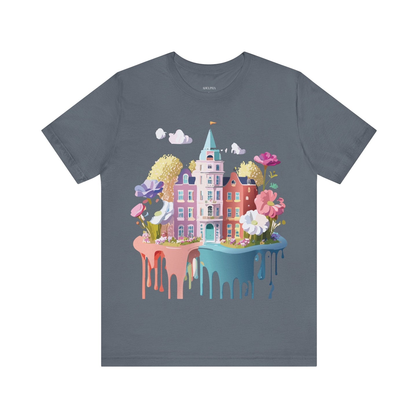 Amsterdam Tourist Shirt Unisex Graphic Tee Vintage Inspired Artwork Art Design By Adelpha